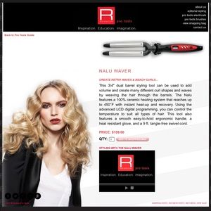 RSession Nalu waver - curling iron